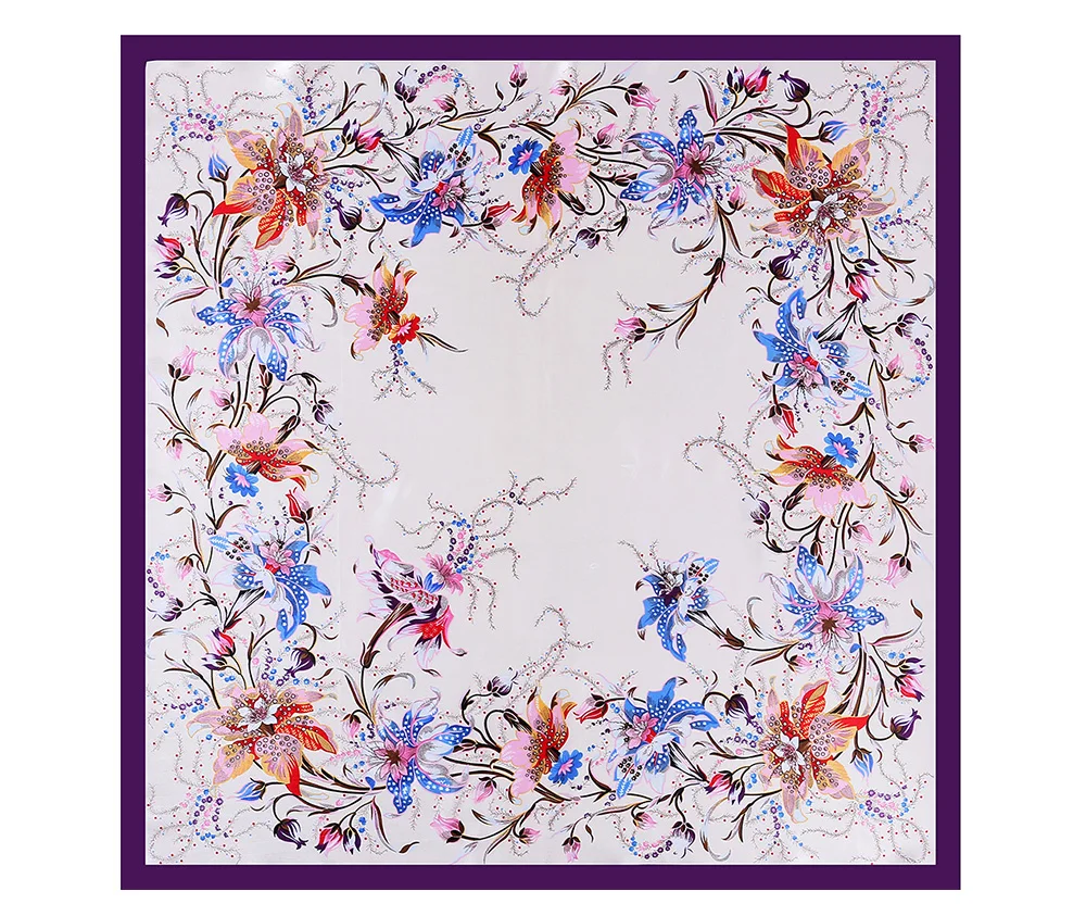 Printed Silk Scarf (8)