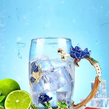 Новинка эмалированная Кружка цветок чашка горячий напиток стакан для холодных напитков чашка camphor чай стакан для воды подарок