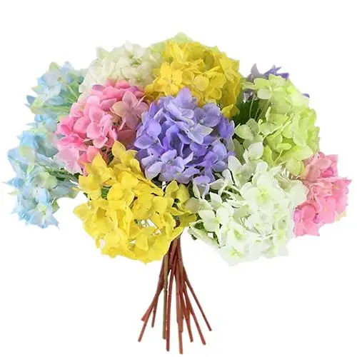 

1 Pc Artificial Hydrangea Party Wedding Bridal Home Fake Flowers Decor Artificial & Dried Flowers Hot Sale