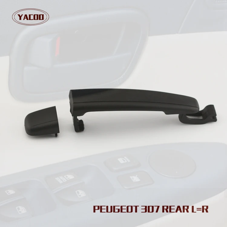 FREESHIPPING 1PCS REAR OUTSIDE DOORHANDLE FOR PEUGEOT 307 ( LEFT=RIGHT