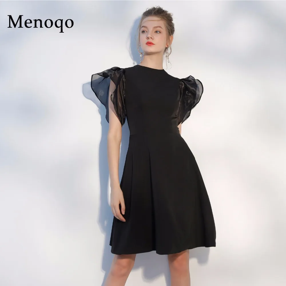 simple black homecoming dresses