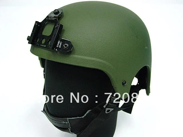 Шлем USMC IBH Black OD TAN w/NVG PVS-7 Goggle Mount - Цвет: OD