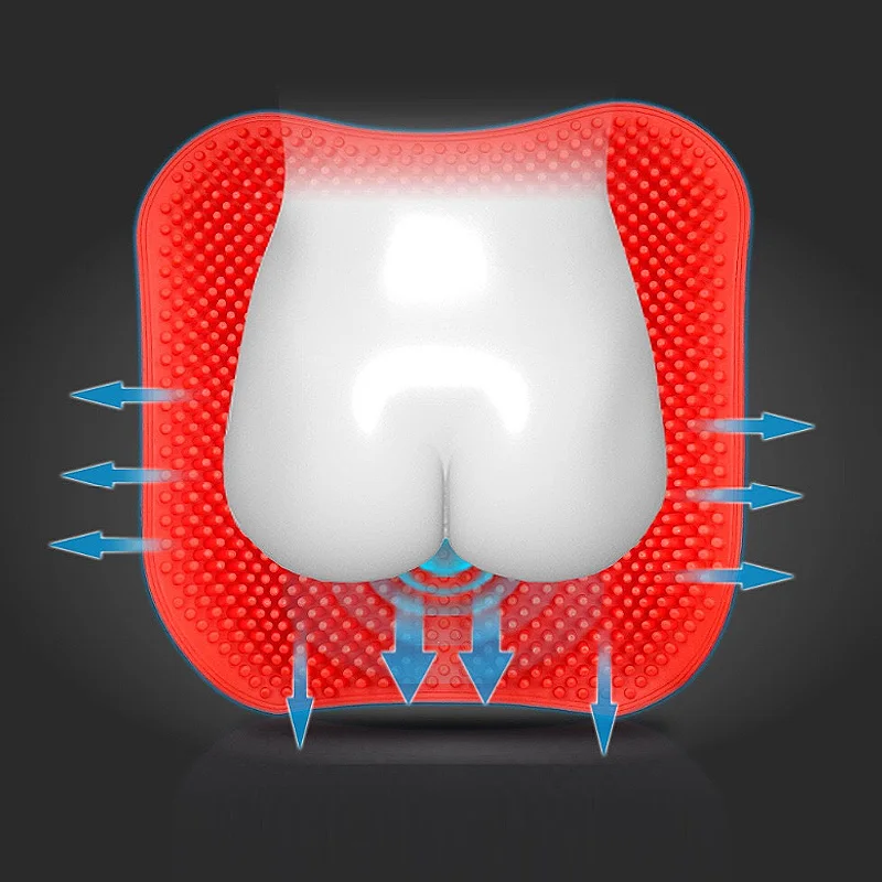 الأزياء 3D تنفس السيليكا هلام سيارة وسادة مقعد غير زلة لينة الراحة تدليك في الهواء الطلق المنزل كرسي مكتب حشوة وسادة حصيرة