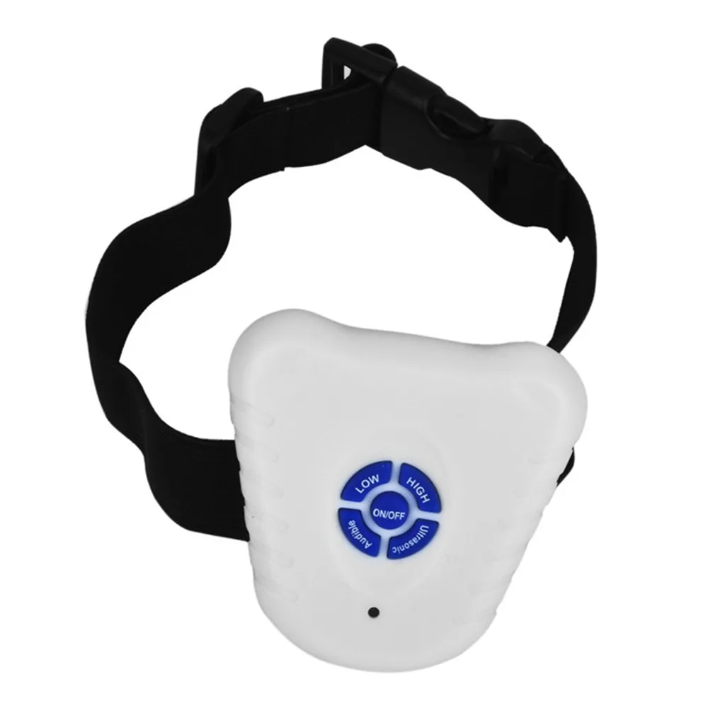 

Small Pet Dog Stop Barking 2 Modes Ultrasonic Anti Barking Training Shock Control Collar waterproof easy