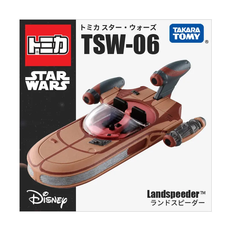 Takara Tomy Tomica Звездные войны металлическая фотоигрушка автомобили модель Landspeeder
