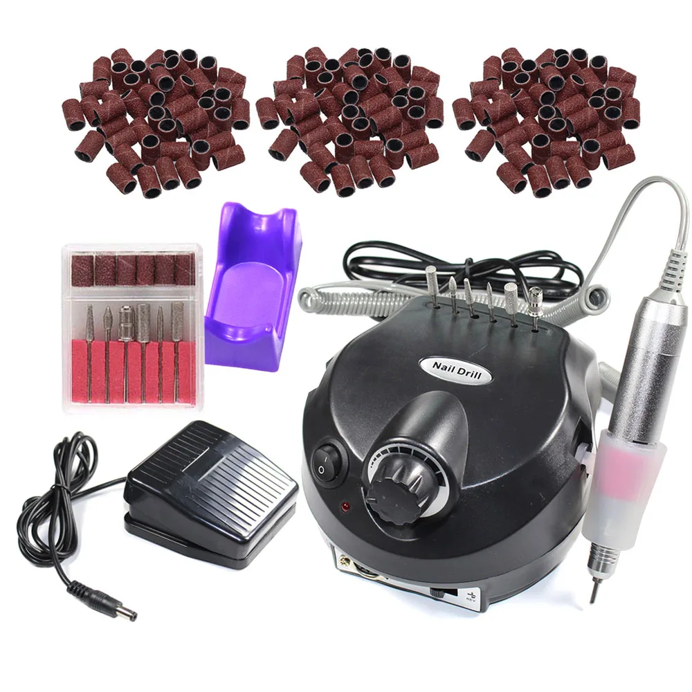 

2018 Electric Nail Drill For Nail Art Gel Polish Pro 30000RPM Manicure Machine Kit Pedicure File Remove Equipment Tools