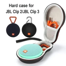 Жесткий чехол для путешествий сумка для хранения JBL Clip 2/Clip 3 Беспроводная Bluetooth Портативная колонка. Подходит для USB кабеля