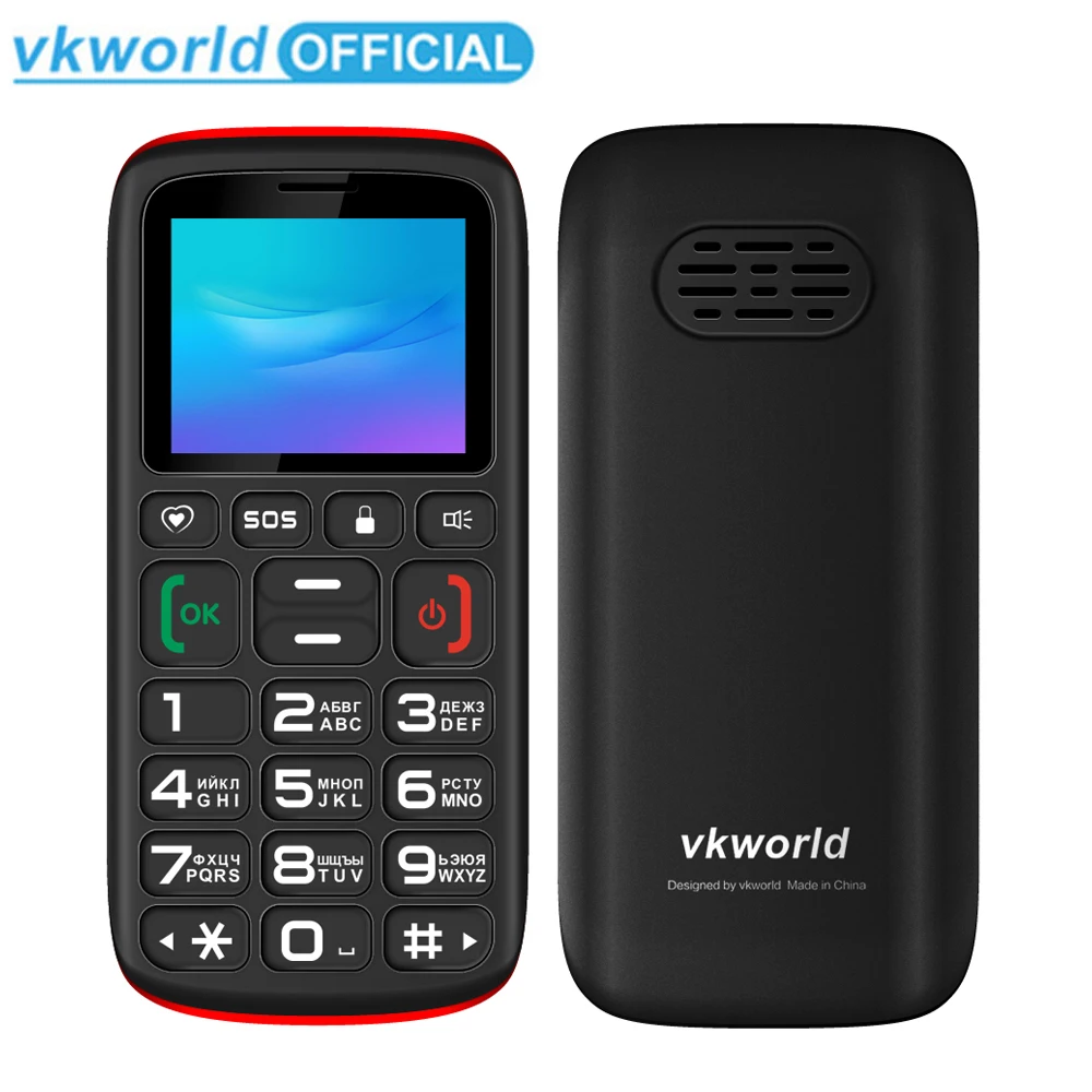 

Russian Keyboard VKworld Z3 Feature Phone 1.77inch Screen 1000mAh Battery SOS Key Lock Dual SIM FM Torch Bluetooth Mobile Phone