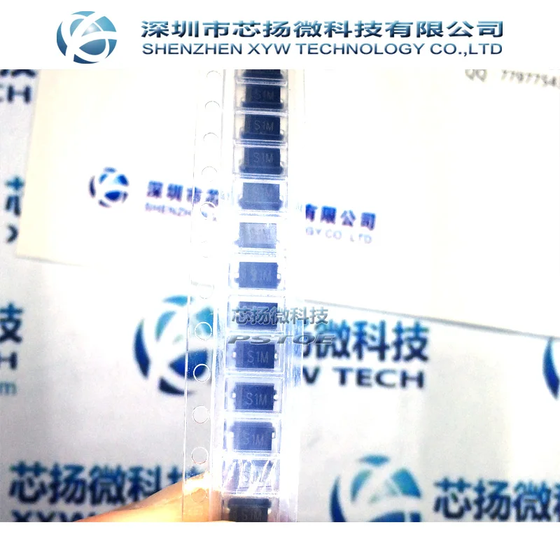XIN YANG Electronic Бесплатная доставка 100 шт./лот SMD выпрямительные диоды GS1M making S1M SMA DO 214AC