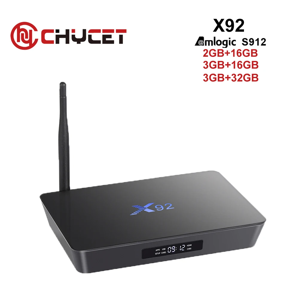 Оригинальный X92 Смарт ТВ бокс Amlogic S912 Android 7 1 приставка Восьмиядерный полностью