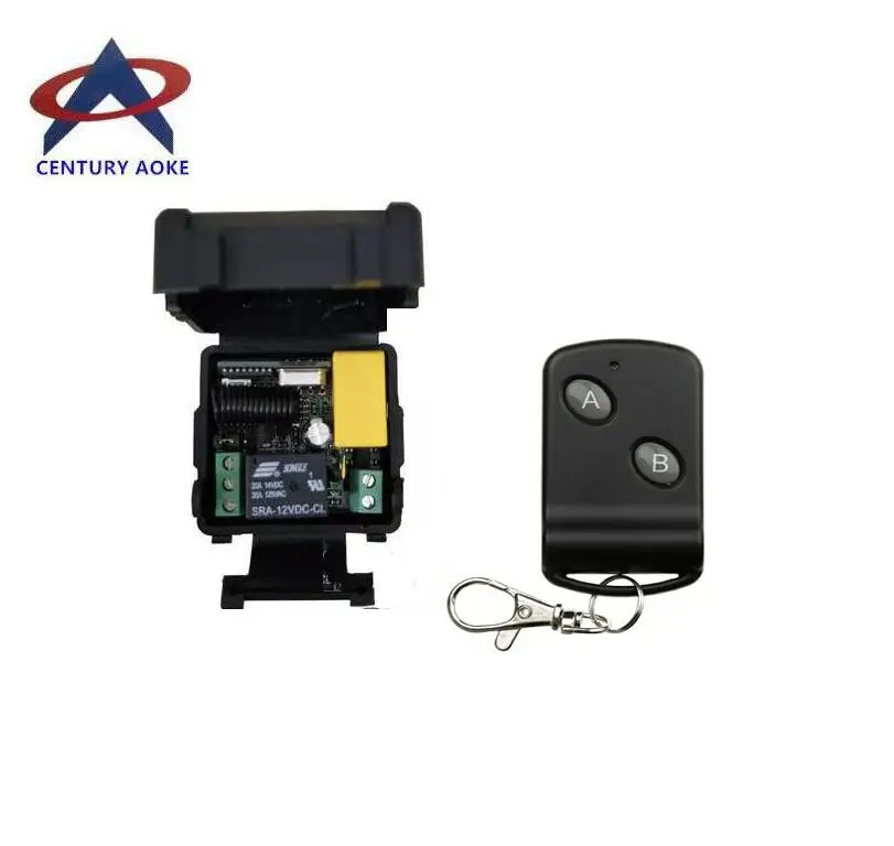 AC 220 V 1 CH RF mini Wireless Remote Control piece Receiver & Transmitter classic 2 button A/B | Электроника