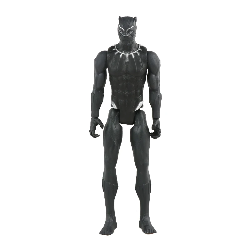 panther no box 30 см Marvel Мстители игрушки танос Халк Бастер человек паук Железный человек Капитан Америка Тор Росомаха Черная пантера фигурка куклы - Цвет: panther no box