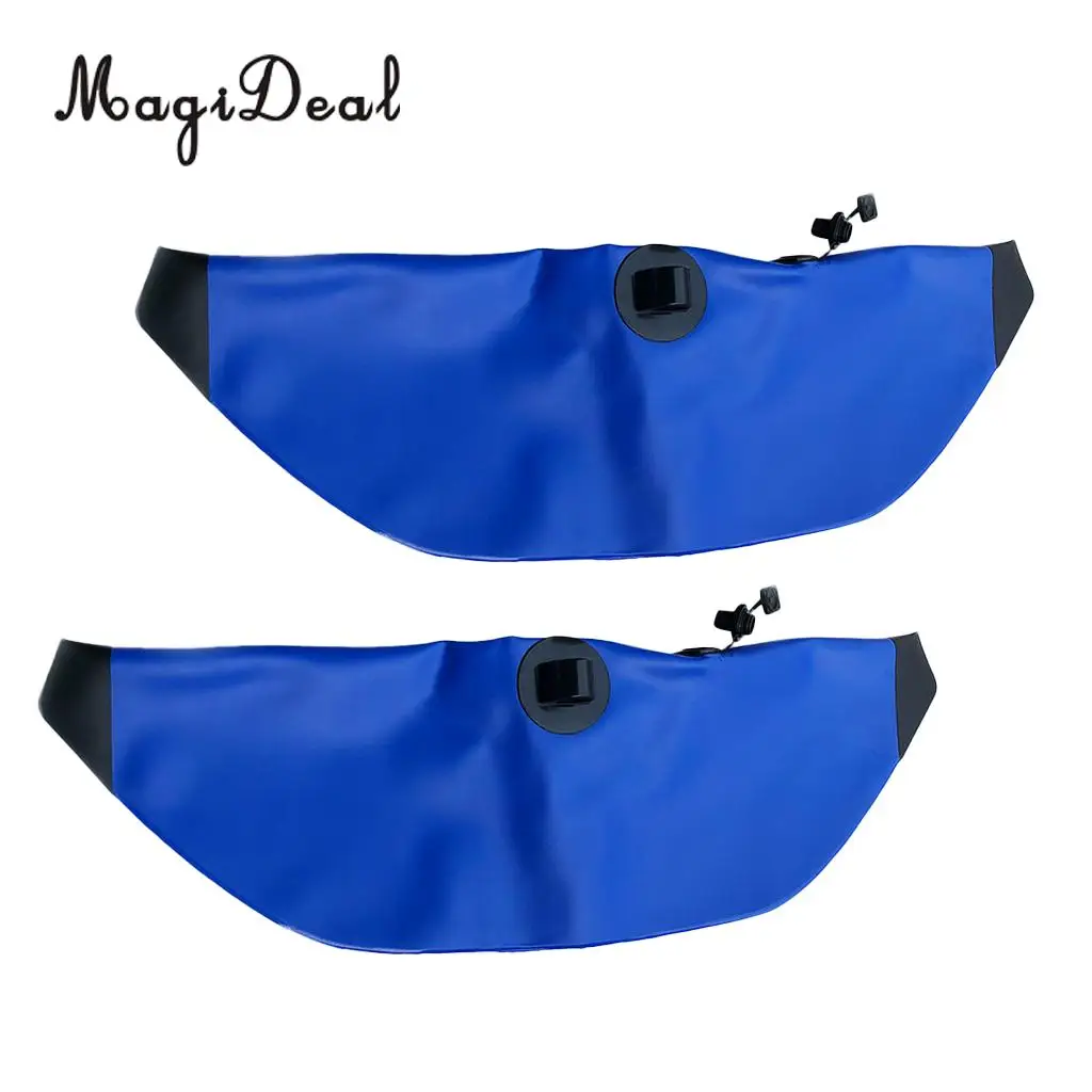 2 Pieces Premium Blue PVC Kayak Outrigger / Stabilizer Water Float Buoy for Boat Fishing Standing SUP Beginners