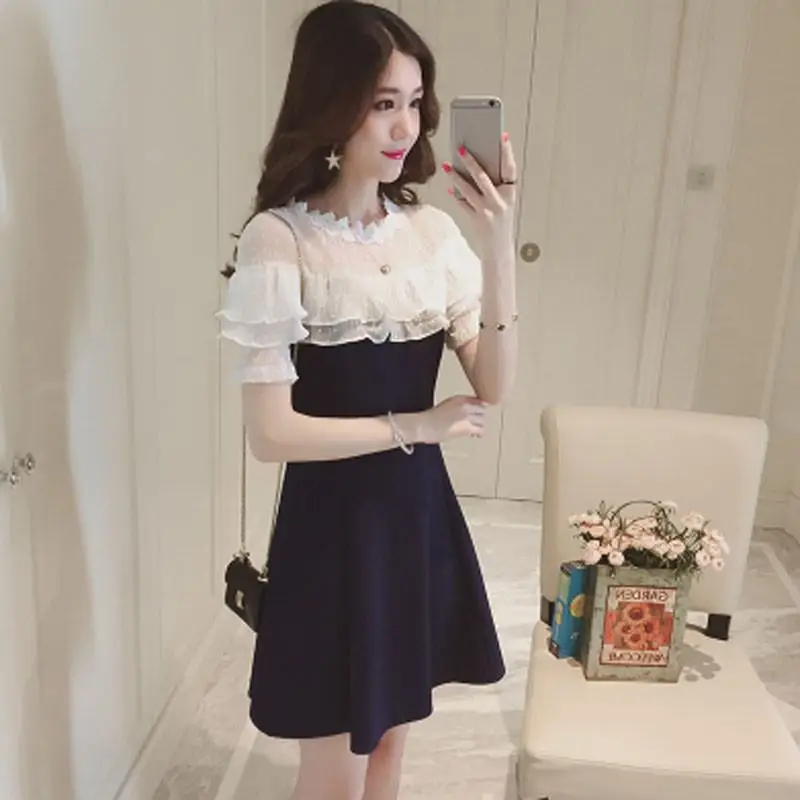 

2019 Fashion Pregnant Women Chiffon Patchwork Dresses Pregnancy Dress Photography Maternity Nursing Dress Clothes Vestidos S04