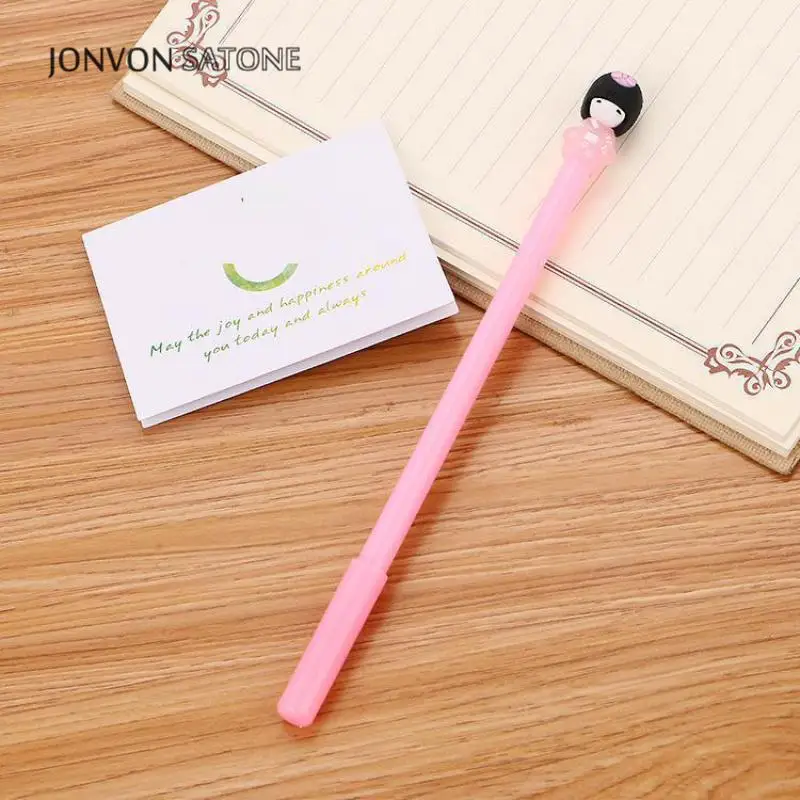 Jonvon Satone 4 шт. милое кимоно для девочек нейтральная ручка Канцелярия для учеников креативная мультяшная ручка офисные детские школьные принадлежности канцелярские принадлежности