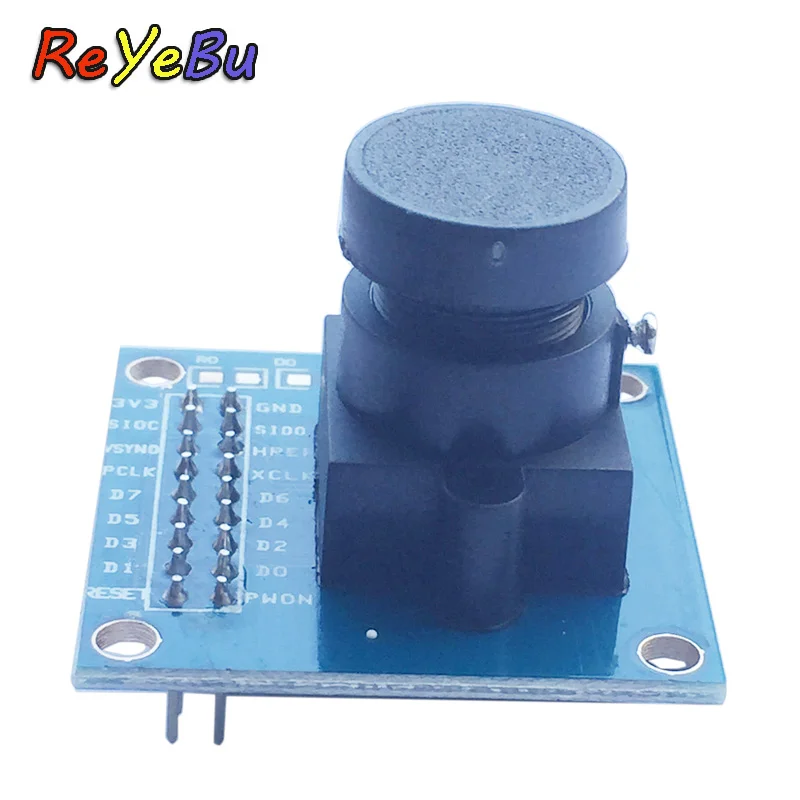 

OV7670 300KP Camera Module Supports VGA CIF 640X480 Auto Exposure Control Display Compatible I2C Interface for Arduino DIY KIT