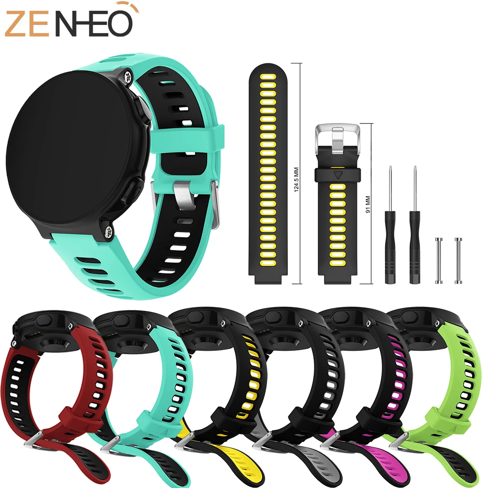 Ремешок на запястье для часов Garmin Forerunner 220 230 235 630 620 735XT с инструментами шпильками