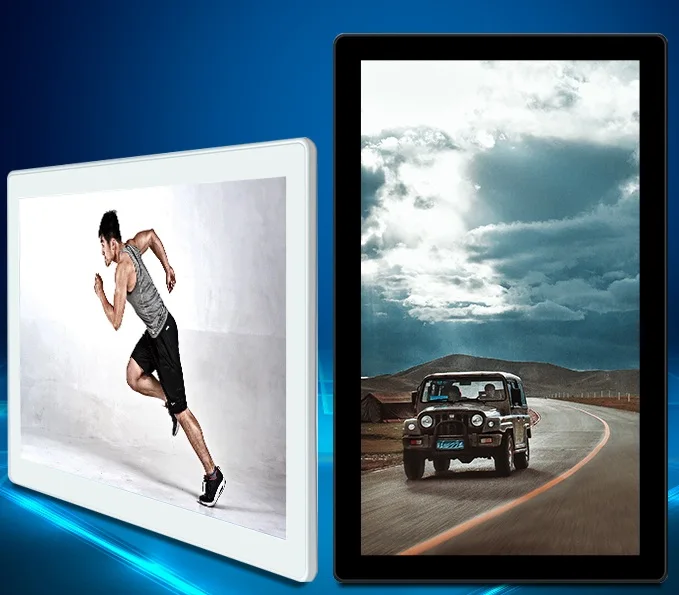  15 19 21 24/27/32/43/47/50/55 65 pollici wifi HD lcd lettore video lcd schermo di visualizzazione d