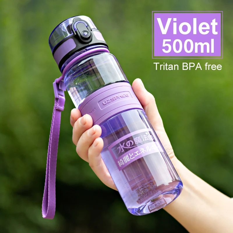 

Negative ion Sports Water bottle Portable Leak-proof Fashion Transparent Eco-friendly Material My Drink Bottle 500ml BPA Free