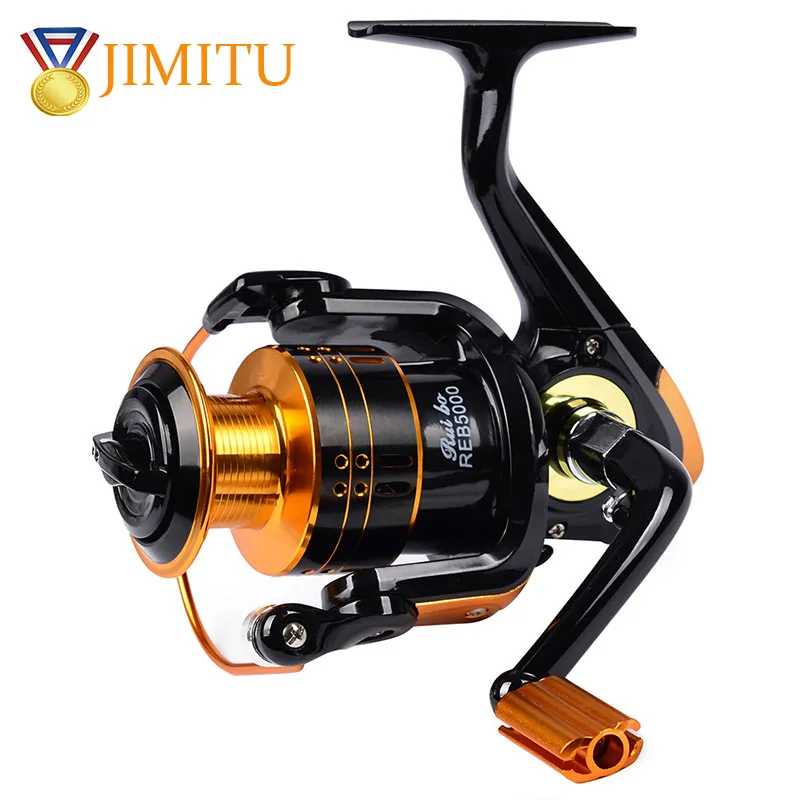 

JIMITU Metal spinning wheel 12-axis fishing line reel Fishing tackle supplies fishing accessories sea fishing reel ratio 5.1:2