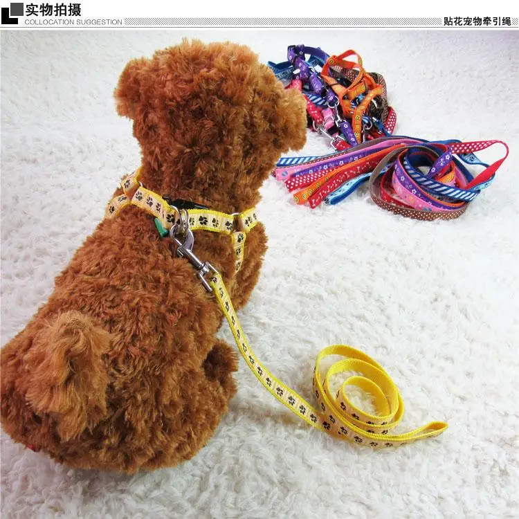 

patch work mix cloth dog Leashes,cat Harnesses
