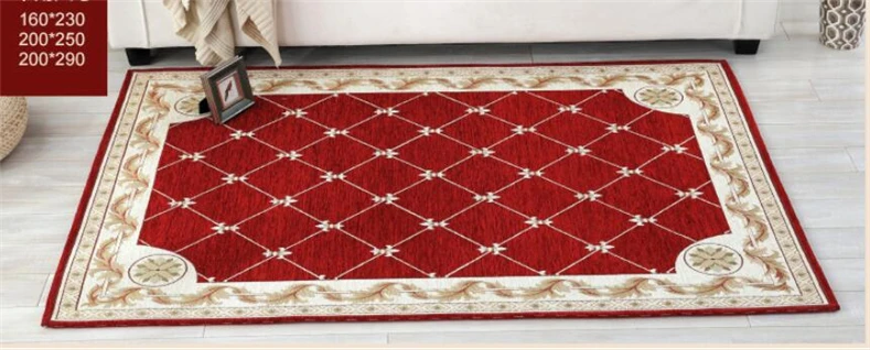 Beibehang европейский стиль гостиная интерьер ковер высокого класса Спальня прикроватный пол коврик стол коврик прямоугольный домашний диван коврик