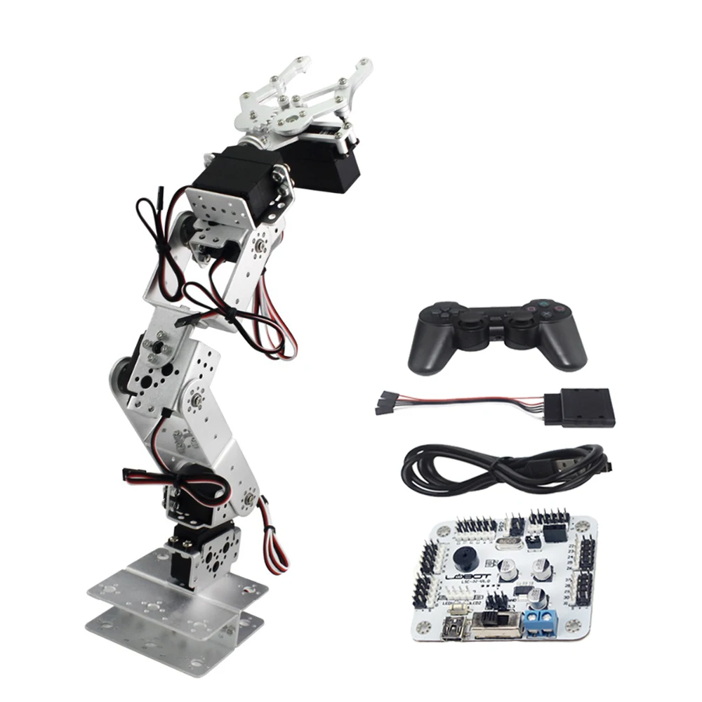 Робот Arduino 6 DOF механических роботов рука коготь комплект с MG996R сервоприводами и 32