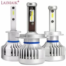 

LAIMAIK H4 H7 LED Headlight Bulbs H11 9005 9006 CSP Chip 72W 10000LM Anti-EMC Car Led Auto Headlamp Headlights Fog Light 12v 24v
