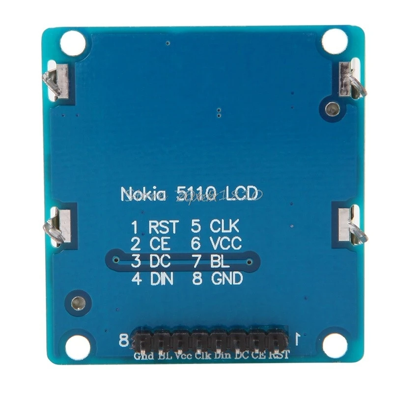 LCD Screen Display Module White Backlight adapter PCB 3V-5V for Nokia 5110 New