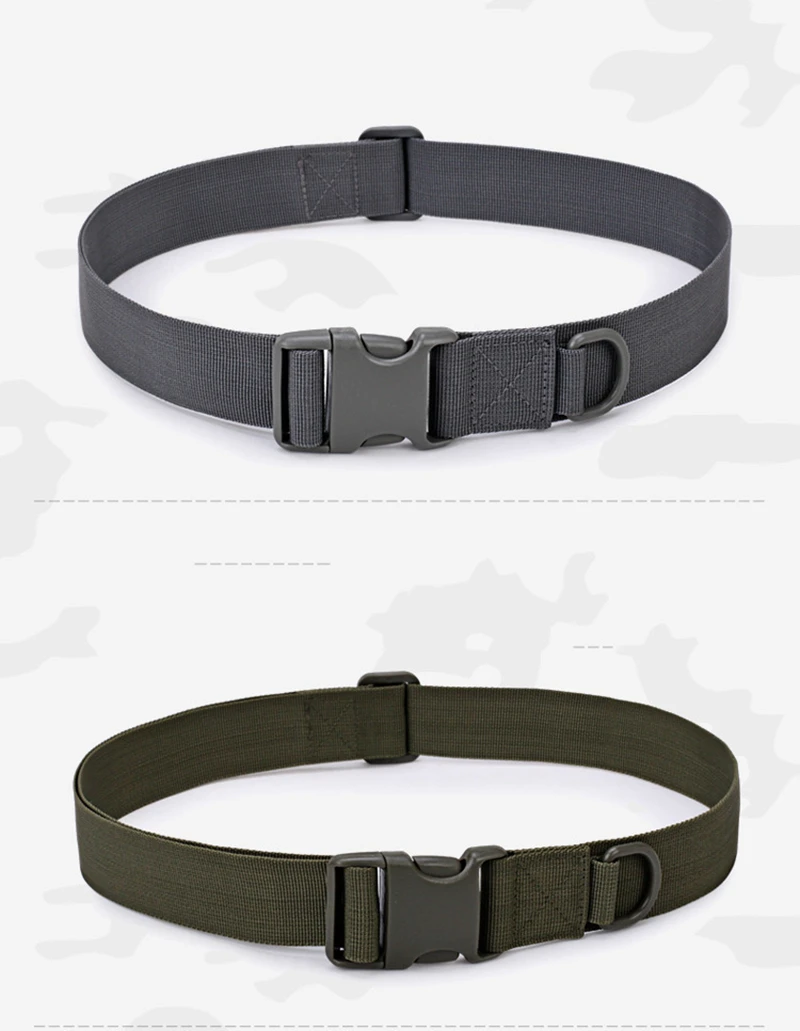 Simple Tactical Belt Outdoor Equipment Wear Bag Riding Inside Nylon Bag Deputy Military Fans Belt Fastening Tape (22)