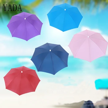 

YADA 50CM Foldable Fishing Hat Cap Headwear Umbrella for Womens Hiking Beach Camping Cap Outdoor Sports Rain Umbrellas Hat YS017