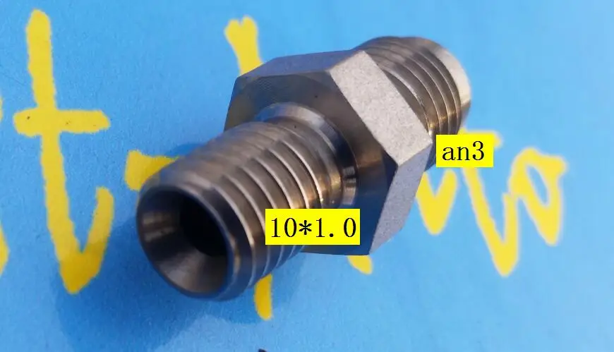 

Stainless Steel inverted Seat Adapter m10*1.0 M10 P1.0 to an3 3an an 3 3/8unf thread ptfe teflon brake hose line end fitting