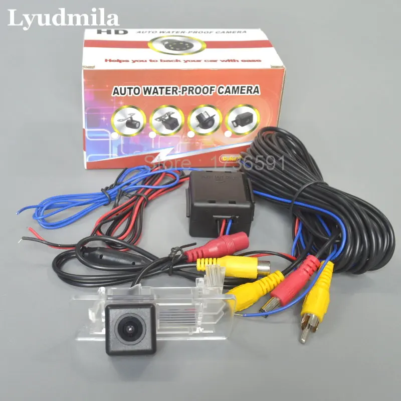 

Lyudmila Car Rear View Camera With Power Relay For Skoda Yeti Octavia 5E 2014 2015 Superb 2015 2016 2017 / HD CCD Night Vision