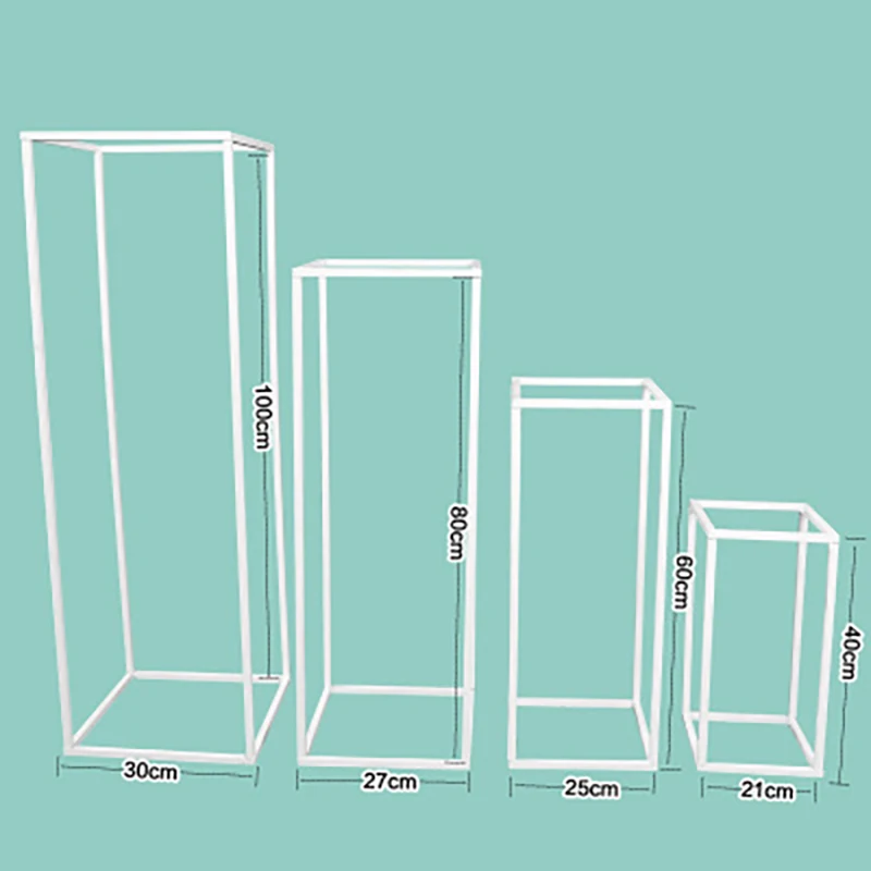 1 шт. металлический каркас для свадьбы, дорожный свинцовый стенд, Цветочная полка, стойки, геометрические декоративные реквизиты, Вечерние Декорации для сцены