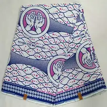 NAR-264 Новая африканская настоящая Нигерия, Анкара стили настоящая вощеная ткань с принтом для платье Kitenge