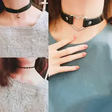 Колье, колье, Черное кружево, кожа, бархатная полоска, женский воротник, вечерние ювелирные изделия, аксессуары для шеи, чокеры, новинка