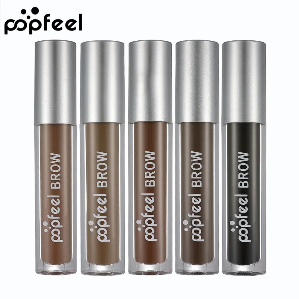 1 Set Waterproof Long Lasting Gel Liquid Eyebrow Dyed Brow Cream Stick