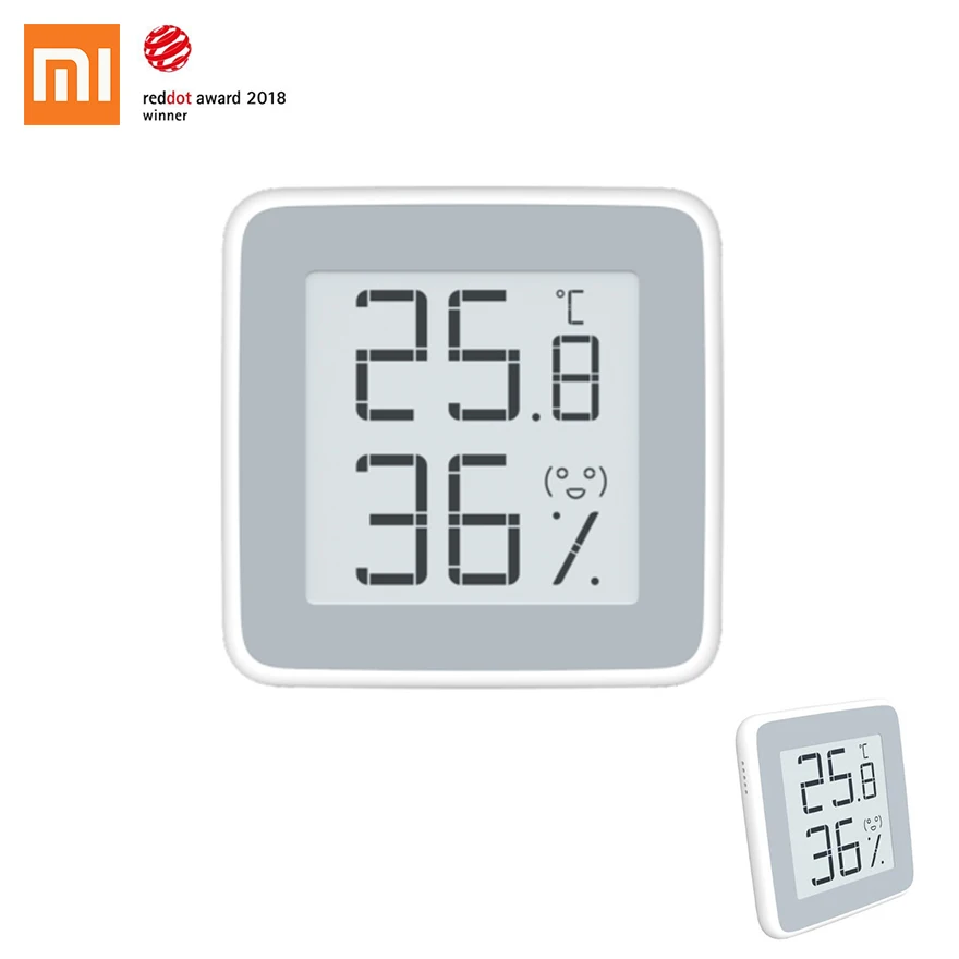 

Xiaomi MiaoMiaoCe Thermometer Temperature Humidity Sensor E-Link INK Screen Display Digital Moisture Meter High-Precision