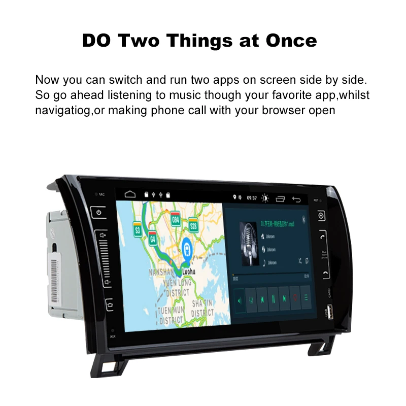 Clearance Xonrich 2 Din Android 9.0 Car DVD Player for Toyota Tundra Sequoia 2007 2008 2009 2010 2011 2012 2013 Autoradio Wifi OBD2 IPS 4G 3