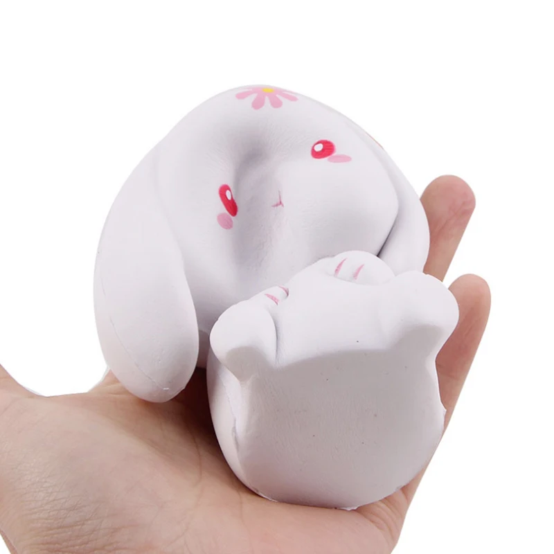 Best  Jumbo Rabbit Squishy Cute Simulation Squishies Cream Scented Slow Rising Creative Soft Squeeze Stre