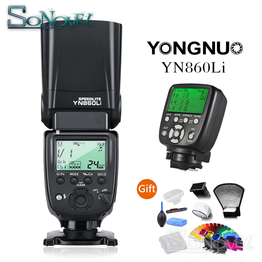 YONGNUO YN860Li Wireless Flash Speedlite + YN560 TX II Manual Flash