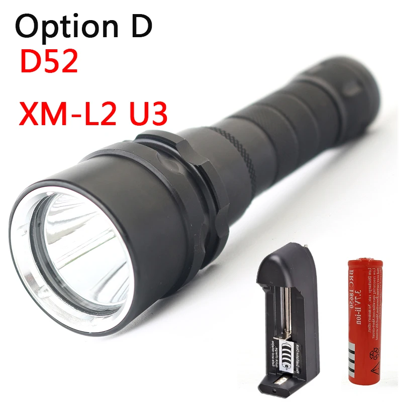 Litwod Z20 D88 CREE XHP70 военный уровень самый яркий Дайвинг светодиодный фонарик 4292LM под водой 150 м IPX8 - Испускаемый цвет: Option D