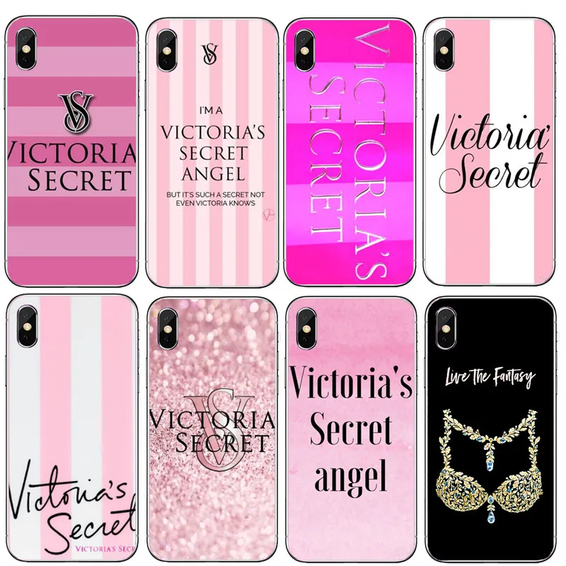 Hot fashion pink Color Victoria secret Hard PC Phone Case Coque ...