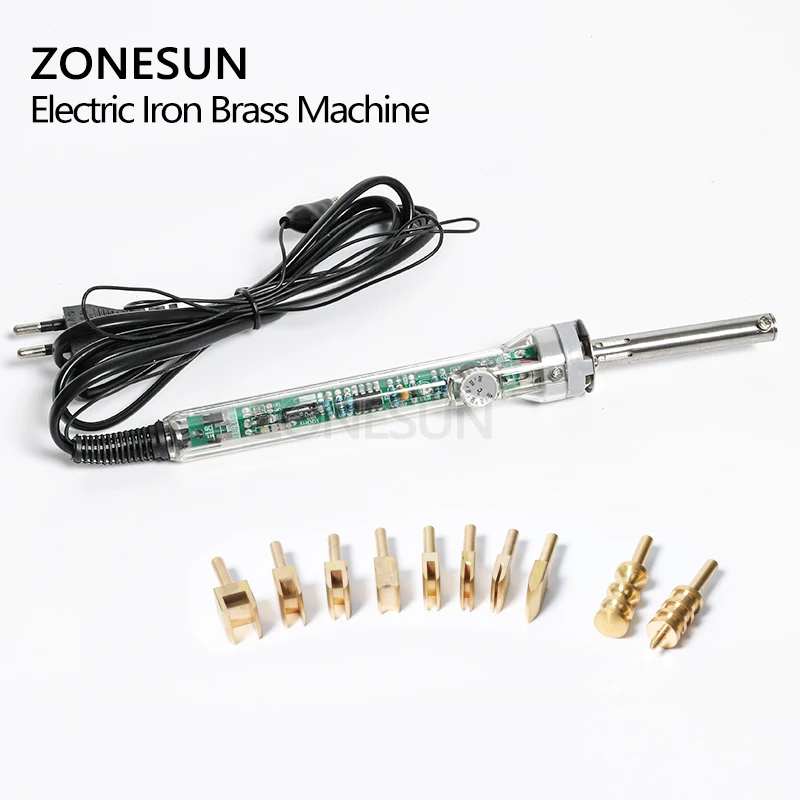 ZONESUN 10 шт. одна линия 1 8 мм кожаный край для уплотнения DIY инструмент латунный