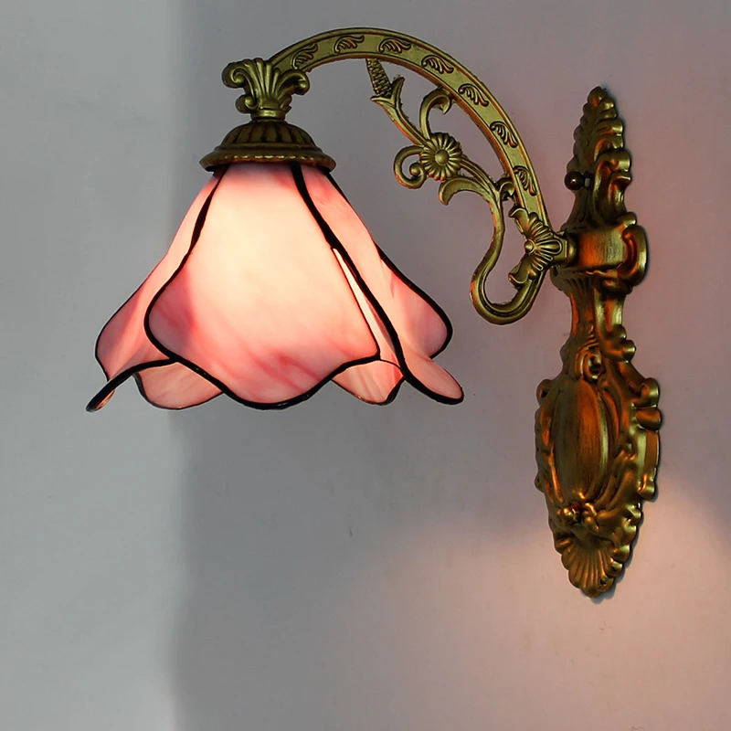  Europe Vintage Glass Wall Lights Lamp For Bedroom Bedside Living Room Foyer Corridor Wall Lights wi - 32961139552