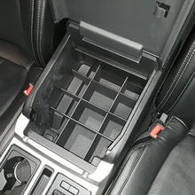 Автомобильный центральный подлокотник контейнер многофункциональный держатель лоток центральный ящик для хранения для Ford F150 автомобильный Органайзер аксессуары