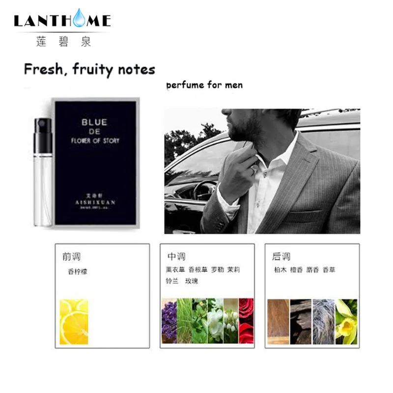 

Men Pheromone Bottle Long Lasting Fragrance Spray Men's Cologne Pheromone Eau De Cologne Male Perfumed Deodorant 3ML