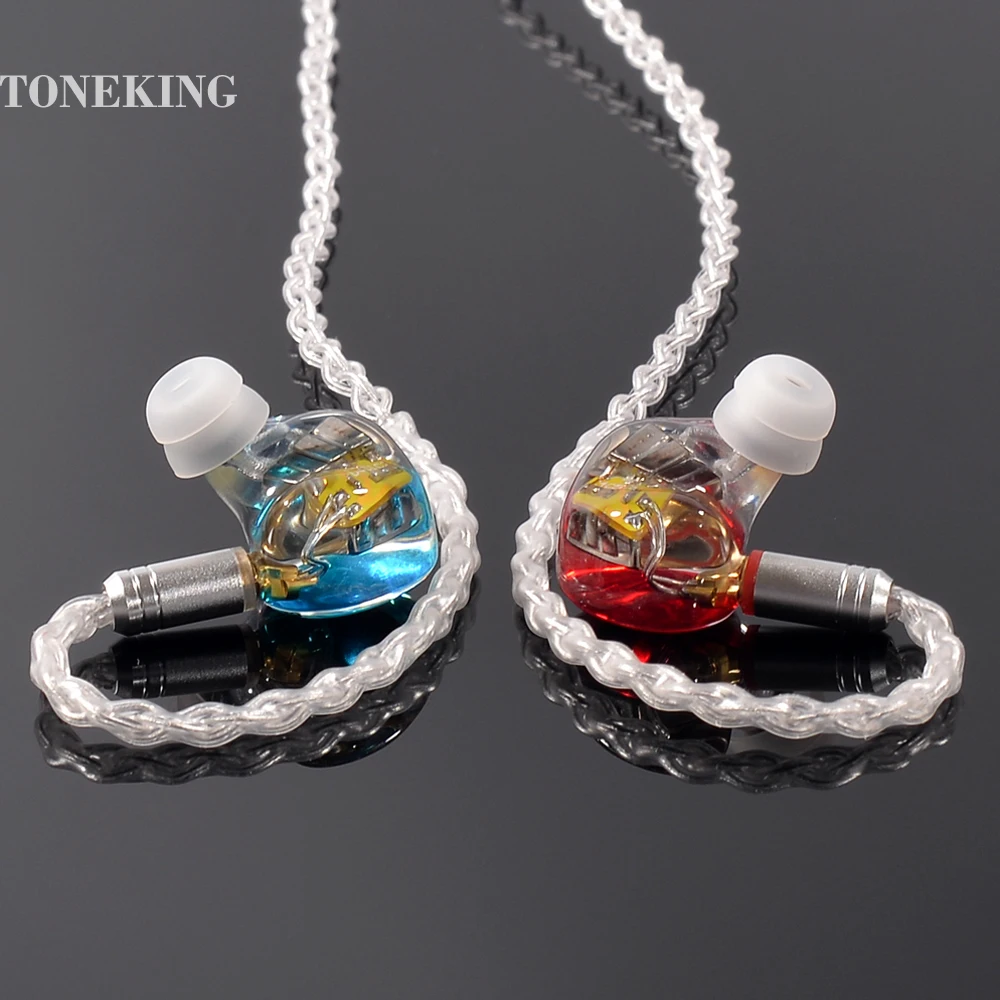 Наушники вкладыши K5 TONEKING 5BA внутриканальные Hi Fi наушники со сбалансированным