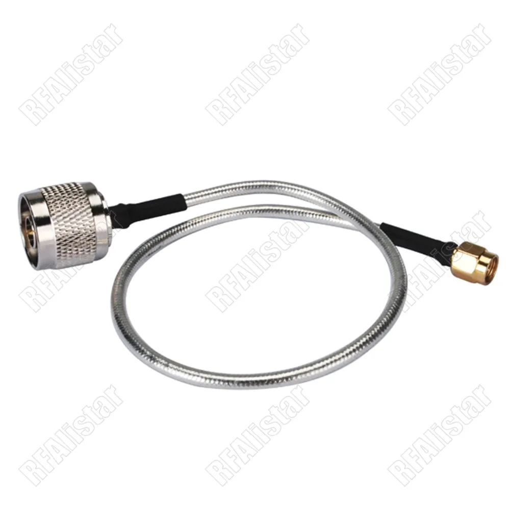 N Тип штекер SMA прямой RG402 полу-гибкий 0 141 &quotRF RG-402 адаптер коаксиальный кабель Pigtail