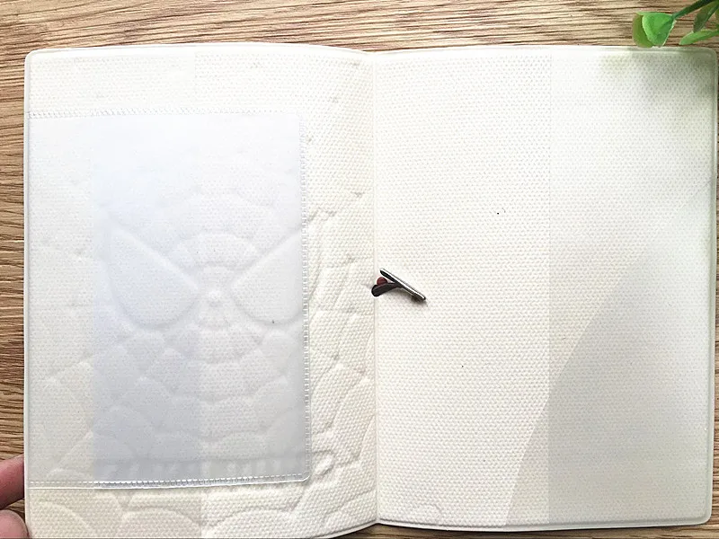 Дисней мультфильм человек паук 3D паспорт набор ID держатель для карт сумка карты кошелек монета портативный пеленки сумка